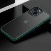TPU+PC чехол Metal Buttons для Apple iPhone 13 (6.1'') Зелений (27801)