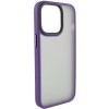 TPU+PC чохол Metal Buttons для Apple iPhone 13 (6.1'') Фиолетовый (32243)