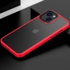 TPU+PC чехол Metal Buttons для Apple iPhone 13 (6.1'') Красный (29105)