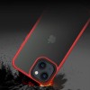 TPU+PC чехол Metal Buttons для Apple iPhone 13 (6.1'') Красный (29105)