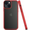 TPU+PC чехол Metal Buttons для Apple iPhone 13 mini (5.4'') Красный (29107)
