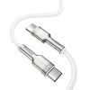 Дата кабель Baseus Cafule Series Metal Type-C to Type-C 100W (1m) Білий (23331)