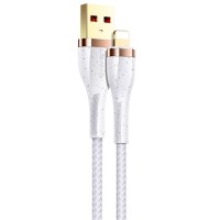 Дата кабель Usams US-SJ487 U64 Aluminum Alloy USB to Lightning 1.2m Білий (22894)