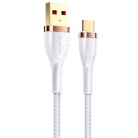 Дата кабель Usams US-SJ488 U64 Aluminum Alloy USB to Type-C 1.2m Белый (23765)
