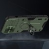 TPU+PC чехол Nillkin CamShield Armor no logo (шторка на камеру) для Apple iPhone 13 (6.1'') Зелений (30608)