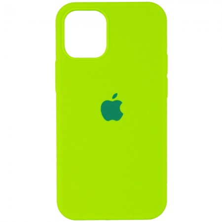 Чехол Silicone Case Full Protective (AA) для Apple iPhone 13 (6.1'') Салатовый (27575)