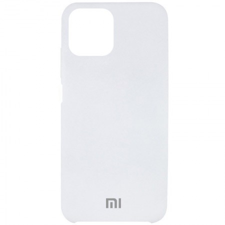 Чехол Silicone Cover Full Protective (AAA) для Xiaomi Mi 11 Lite Белый (22498)