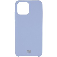 Чехол Silicone Cover Full Protective (AAA) для Xiaomi Mi 11 Lite Блакитний (22499)