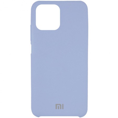 Чехол Silicone Cover Full Protective (AAA) для Xiaomi Mi 11 Lite Голубой (22499)