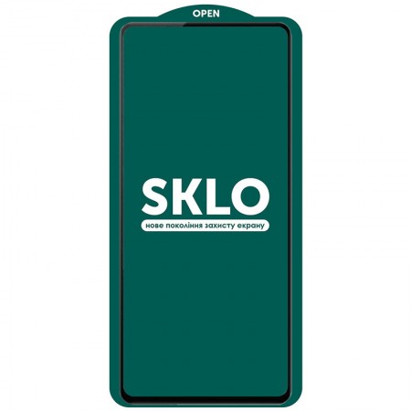 Защитное стекло SKLO 5D (full glue) (тех.пак) для Xiaomi Redmi 10 Чорний (23412)