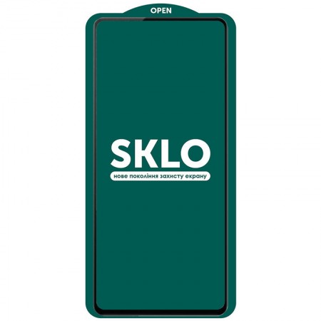 Защитное стекло SKLO 5D (full glue) (тех.пак) для Oppo A54 4G Чорний (23199)