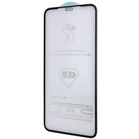Защитное стекло 5D Hard (full glue) (тех.пак) для Apple iPhone 13 mini (5.4'') Черный (23210)