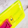 Чехол Handfree с цветным ремешком для Apple iPhone 7 plus / 8 plus (5.5'') Жовтий (29799)