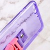 Чехол Handfree с цветным ремешком для Apple iPhone 7 plus / 8 plus (5.5'') Фіолетовий (29802)