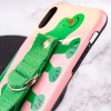 Чехол Funny Holder с цветным ремешком для Apple iPhone XR (6.1'') Розовый (29861)