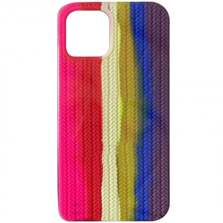 Чехол Silicone case Full Braided для Apple iPhone 12 Pro / 12 (6.1'') Розовый (23811)