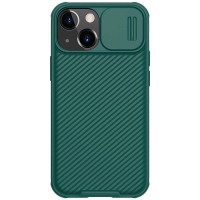 Карбоновая накладка Nillkin Camshield (шторка на камеру) для Apple iPhone 13 (6.1'') Зелений (23820)