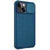 Карбоновая накладка Nillkin Camshield (шторка на камеру) для Apple iPhone 13 (6.1'') Синий (29733)