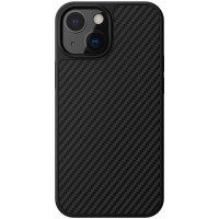 Карбоновая накладка Nillkin Synthetic Fiber series для Apple iPhone 13 mini (5.4'') Чорний (24252)