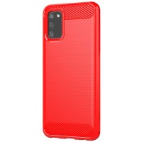 TPU чехол Slim Series для Samsung Galaxy A03s Красный (23586)