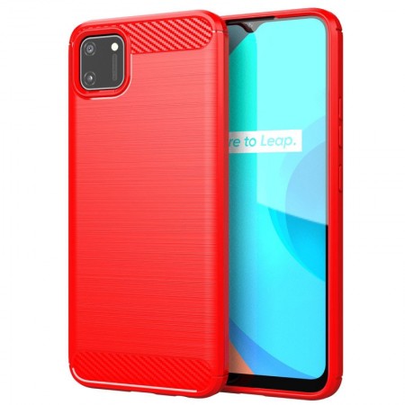 TPU чехол Slim Series для Realme C11 (2021) Красный (23612)