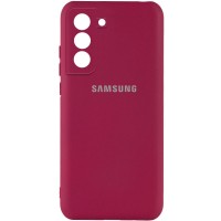 Чехол Silicone Cover My Color Full Camera (A) для Samsung Galaxy S21 Червоний (24092)