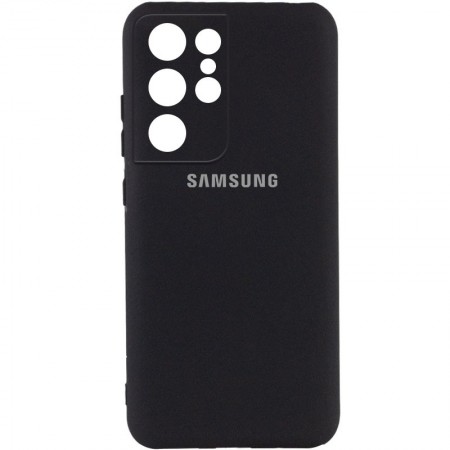Чехол Silicone Cover My Color Full Camera (A) для Samsung Galaxy S21 Ultra Черный (24097)
