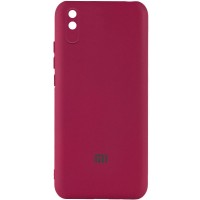 Чехол Silicone Cover My Color Full Camera (A) для Xiaomi Redmi 9A Червоний (28443)