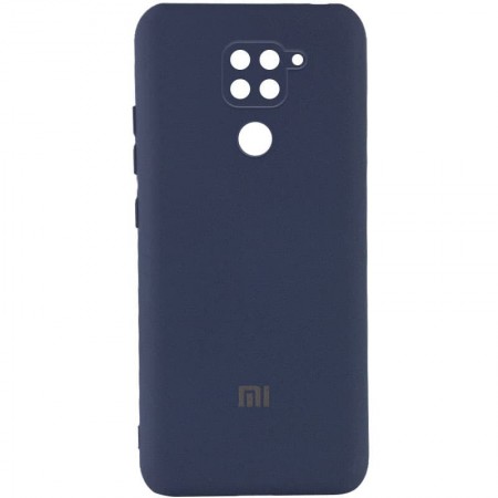 Чехол Silicone Cover My Color Full Camera (A) для Xiaomi Redmi Note 9 / Redmi 10X Синій (28451)