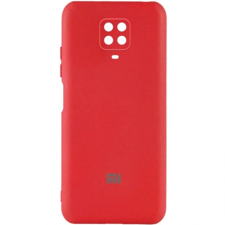 Чехол Silicone Cover My Color Full Camera (A) для Xiaomi Redmi Note 9s / Note 9 Pro / Note 9 Pro Max Красный (28454)