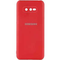 Чехол Silicone Cover My Color Full Camera (A) для Samsung Galaxy S10e Червоний (28460)