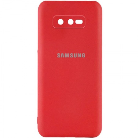 Чехол Silicone Cover My Color Full Camera (A) для Samsung Galaxy S10e Красный (28460)