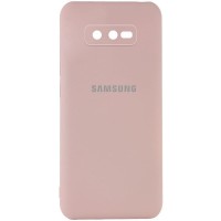 Чехол Silicone Cover My Color Full Camera (A) для Samsung Galaxy S10e Рожевий (28461)