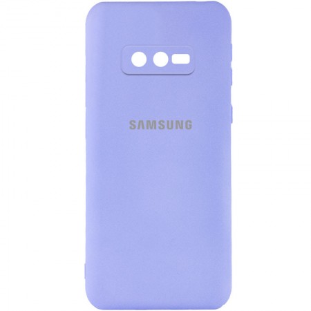 Чехол Silicone Cover My Color Full Camera (A) для Samsung Galaxy S10e Бузковий (24118)