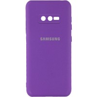 Чехол Silicone Cover My Color Full Camera (A) для Samsung Galaxy S10e Фіолетовий (24119)