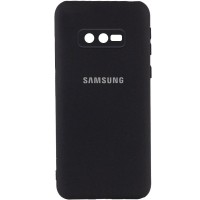 Чехол Silicone Cover My Color Full Camera (A) для Samsung Galaxy S10e Чорний (28462)
