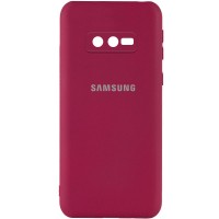Чехол Silicone Cover My Color Full Camera (A) для Samsung Galaxy S10e Червоний (28458)