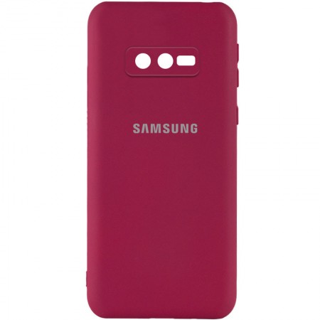 Чехол Silicone Cover My Color Full Camera (A) для Samsung Galaxy S10e Красный (28458)
