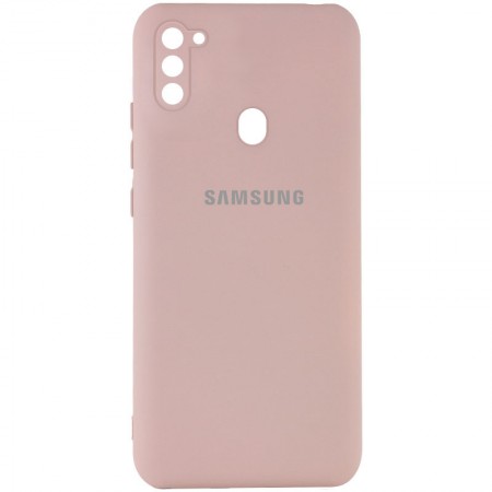 Чехол Silicone Cover My Color Full Camera (A) для Samsung Galaxy A11 / M11 Рожевий (24117)