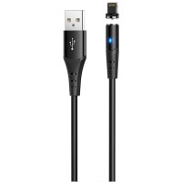 Дата кабель Hoco X60 Silicone Magnic USB to MicroUSB (1m) Чорний (23118)