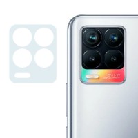 Гибкое защитное стекло 0.18mm на камеру (тех.пак) для Realme 8 / 8 Pro Прозрачный (24265)
