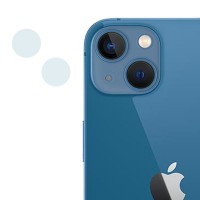 Гибкое защитное стекло 0.18mm на камеру (тех.пак) для Apple iPhone 13 mini / 13 Прозорий (24266)