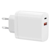 МЗП WIWU RY-U20-A Wall Charger (USB+Type-C) Білий (32926)