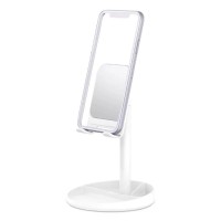 Универсальный держатель для смартфона с зеркалом WIWU Mirror Desktop Stand ZM201 Белый (27847)