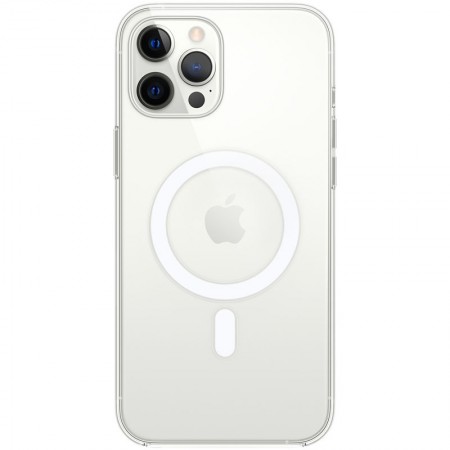 Чехол Clear Case MagSafe (АА) для Apple iPhone 12 Pro Max (6.7'') Прозрачный (24153)
