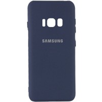 Чехол Silicone Cover My Color Full Camera (A) для Samsung G955 Galaxy S8 Plus Синій (28465)