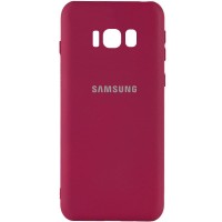 Чехол Silicone Cover My Color Full Camera (A) для Samsung G955 Galaxy S8 Plus Червоний (28468)