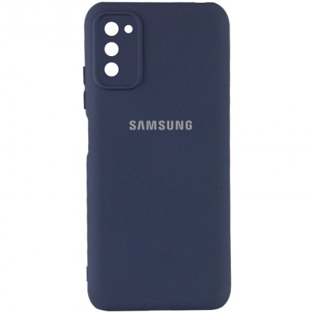 Чехол Silicone Cover My Color Full Camera (A) для Samsung Galaxy A03s Синій (28472)