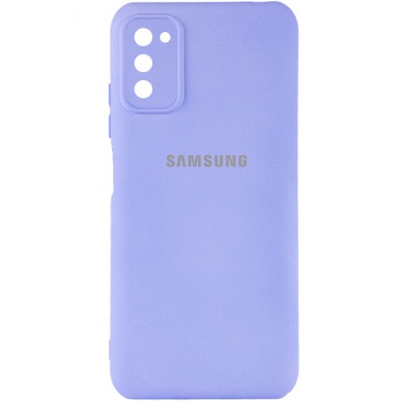Чехол Silicone Cover My Color Full Camera (A) для Samsung Galaxy A03s Бузковий (28470)