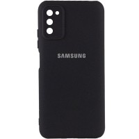 Чехол Silicone Cover My Color Full Camera (A) для Samsung Galaxy A03s Чорний (28469)